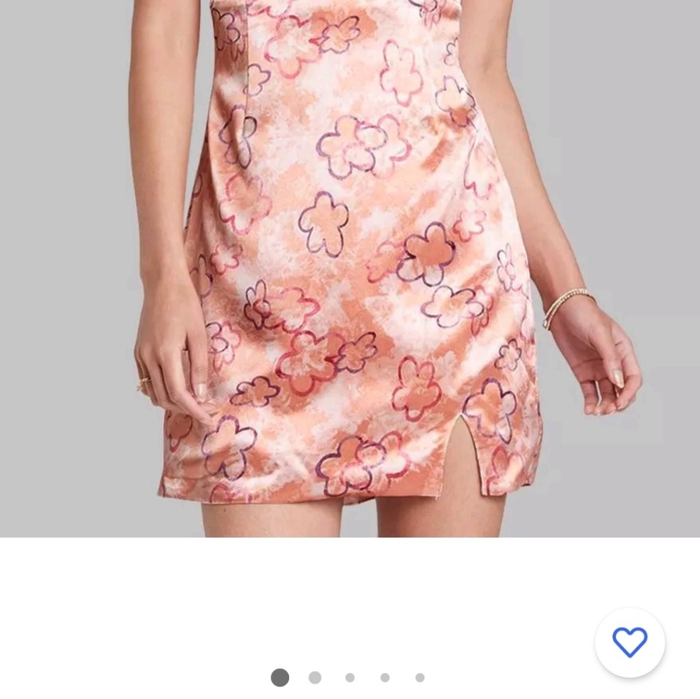 NWT MEDIUM WILD FABLE SLEEVELESS SATIN CHINESE UNIQUE DRESS other sizes - Picture 5 of 16